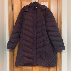 Kenneth Cole ladies winter down blend puffer coat size 2X